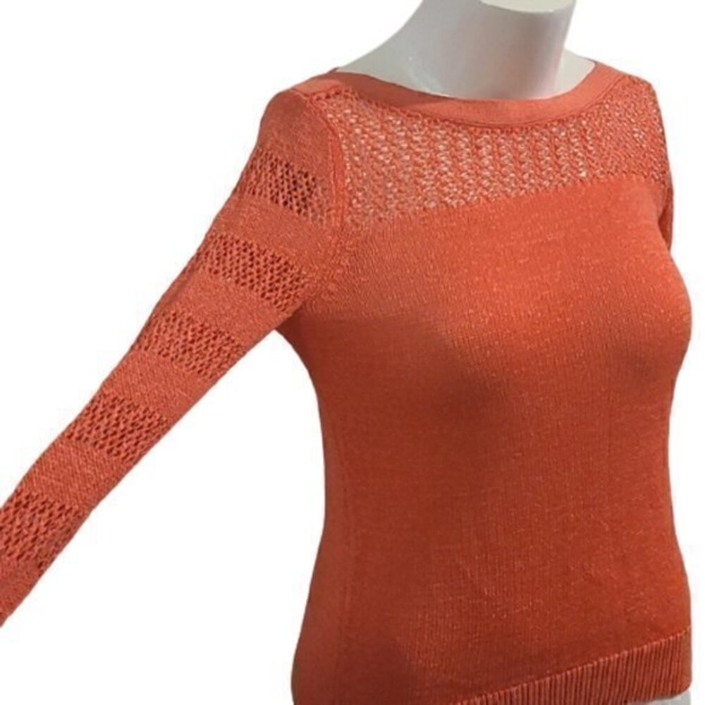 [Loft] Orange Knitted Sweater - Size M